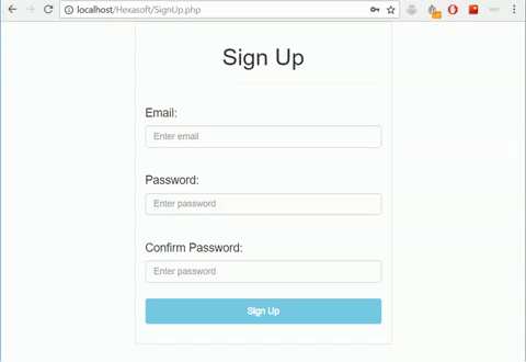 Email Validation For Form Submission
