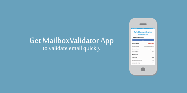 MailboxValidator-mobile-app